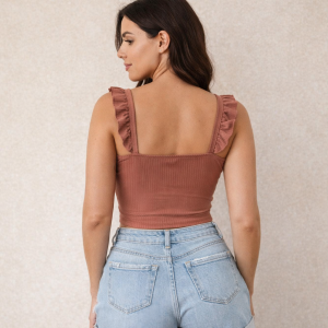 CROPPED ALÇA  FRU-FRU