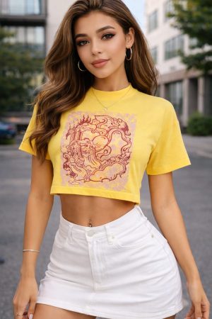 Cropped de malha 100%